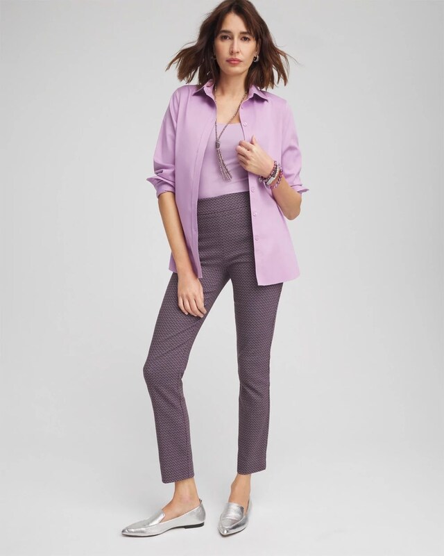 Brigitte Geo Slim Ankle Pants - image 2